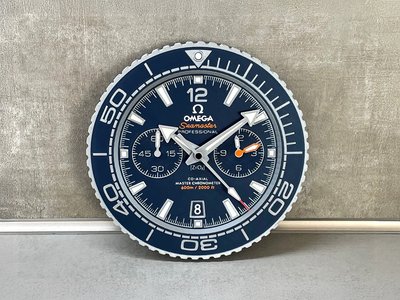 Omega Seamaster Planet Ocean Wanduhr – Maritimer Luxus für deine Wand! – Geschenk für Männer | 3D-Druck 2