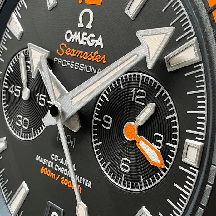 Omega Seamaster Planet Ocean Seinäkello – Merellistä Ylellisyyttä Seinällesi! – Lahja Miehelle | 3D-tulostus 4