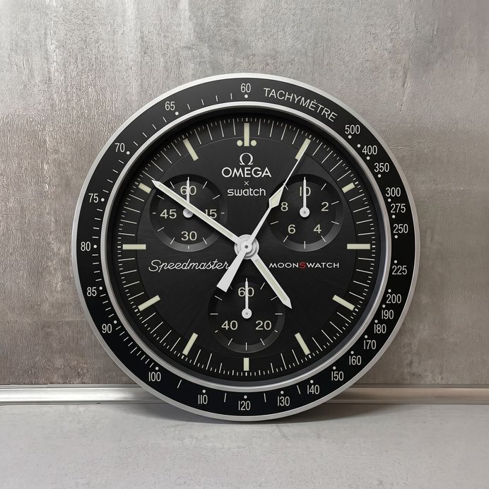 Omega Swatch MoonSwatch Vægur – Speedmaster Chronograph Look | Gave til Mænd | 3D-print 2