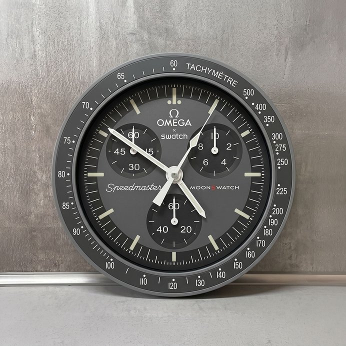 Omega Swatch MoonSwatch Vægur – Speedmaster Chronograph Look | Gave til Mænd | 3D-print 4