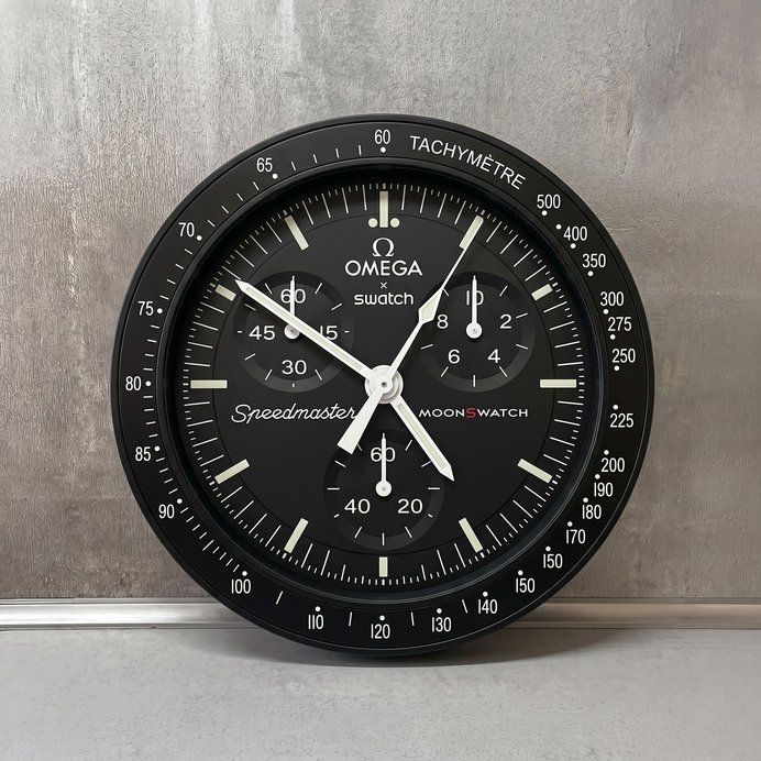 Omega Swatch MoonSwatch Vægur – Speedmaster Chronograph Look | Gave til Mænd | 3D-print 1
