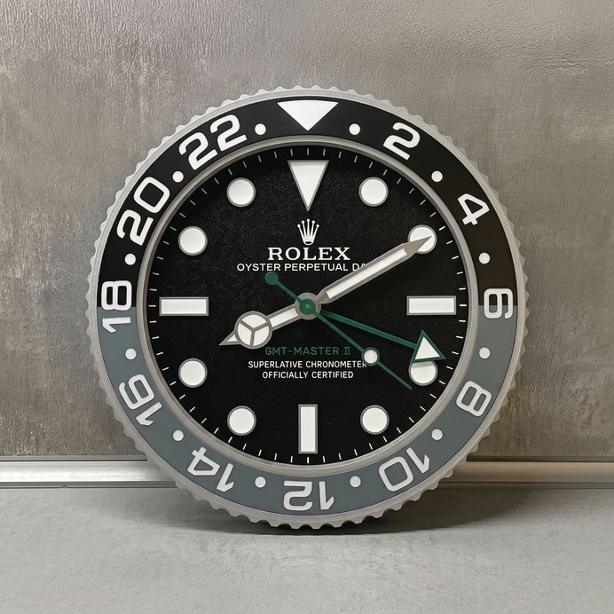 Horloge Murale Rolex GMT-Master II – Design 24h en Rouge-Bleu, Rouge, Bleu ou Vert | Cadeau pour homme | Impression 3D 5
