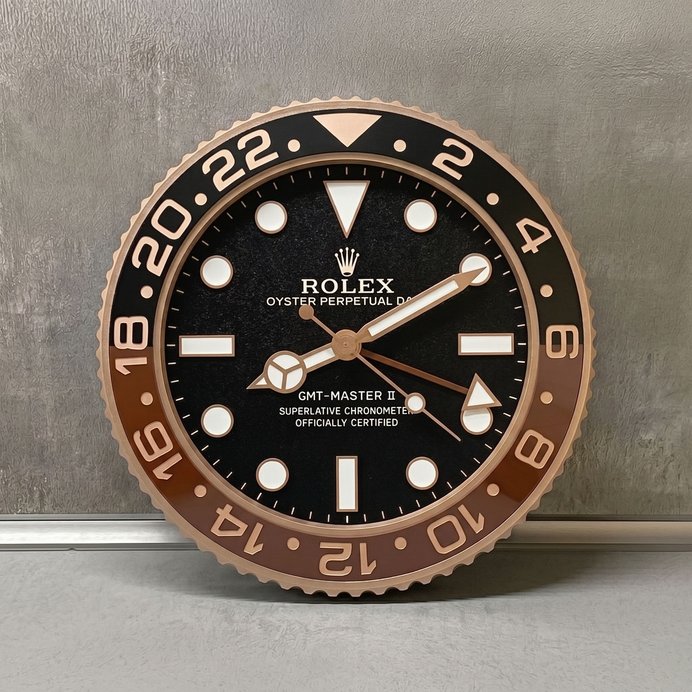Horloge Murale Rolex GMT-Master II – Design 24h en Rouge-Bleu, Rouge, Bleu ou Vert | Cadeau pour homme | Impression 3D 6
