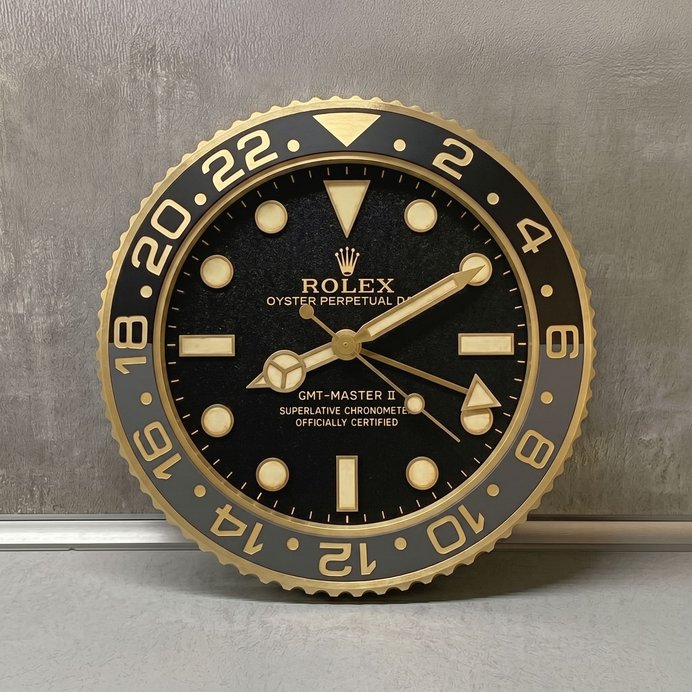 Horloge Murale Rolex GMT-Master II – Design 24h en Rouge-Bleu, Rouge, Bleu ou Vert | Cadeau pour homme | Impression 3D 7
