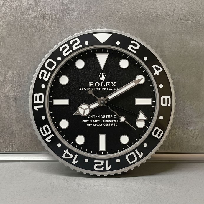 Horloge Murale Rolex GMT-Master II – Design 24h en Rouge-Bleu, Rouge, Bleu ou Vert | Cadeau pour homme | Impression 3D 8
