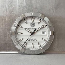 TAG Heuer Aquaracer Wanduhr – Calibre 5 Design | Maritimer Look | Geschenk für Uhrenliebhaber | 3D Druck