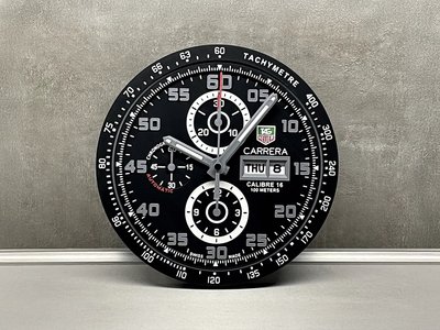 TAG Heuer Carrera Calibre 16 Wanduhr – Geschenk für Männer | 3D Druck
