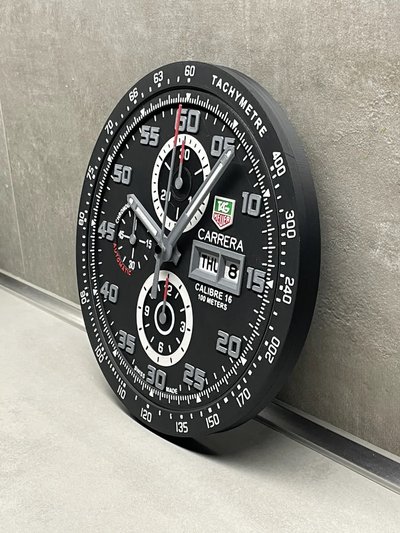 TAG Heuer Carrera Calibre 16 Wanduhr – Geschenk für Männer | 3D Druck 2
