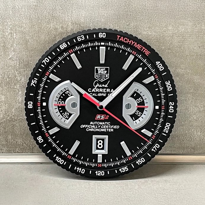 Ceas de Perete TAG Heuer Grand Carrera Calibre 17 RS 2 – Cadou pentru Bărbați | Imprimare 3D 1
