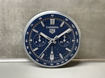 TAG Heuer Carrera Heuer 02 Wanduhr – Racing-Ästhetik trifft moderne Eleganz! – Geschenk für Männer | 3D Druck